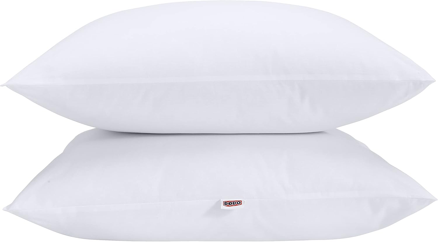 DODO Set of 2 Natural Pillows 60 x 60 cm | Firm Comfort